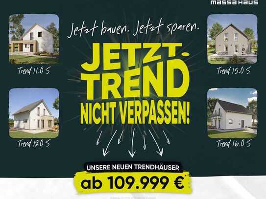 Planung & Finanzierung & Grundstücksservice: Dein Trend-Traumhaus wartet | massa Ausbauhaus