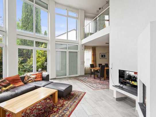 Einzigartiges Architektenhaus mit Einliegerwohnung und Dachterrasse in der Kurstadt Bad Nauheim!