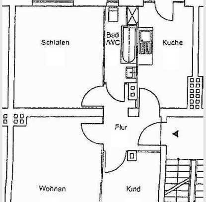 Geschmackvoll möblierte 2,5-Zimmer-Wohnung mit Balkon und EBK in Berlin Schmargendorf (Wilmersdorf)