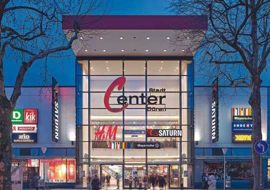 Einzelhandelsfläche von ca. 230m² im Stadt Center Düren