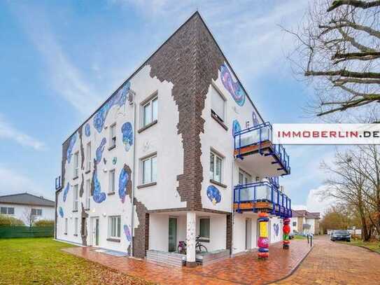 IMMOBERLIN.DE - Ersteinzug! Attraktive barrierefreie Wohnung mit Terrasse & Gestaltungspotential