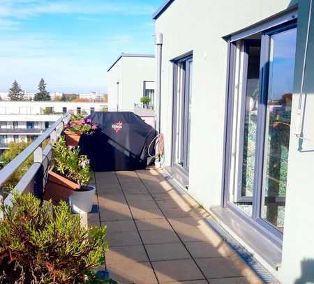 Sonnige 3-Zi. DT-Whg. ca. 92 m², ruhige Lage mit Bergblick