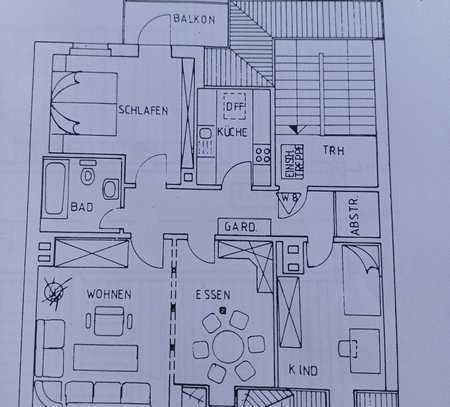 Charmante, zentral gelegene Dachgeschosswohnung vermietet