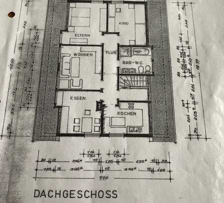 3 Zimmer Dachgeschosswohnung in Attendorn- Ennest zum 01.05. zu vermieten