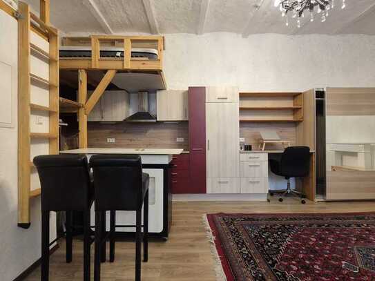 Exklusive, geräumige 1-Zimmer-Wohnung mit Einbauküche und Bad in Heidelberg Weststadt