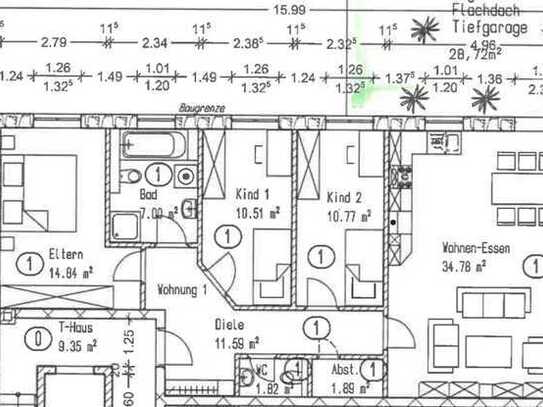 Freundliche 4-Zimmer-Wohnung in ruhiger Lage mit EBK in Eppingen