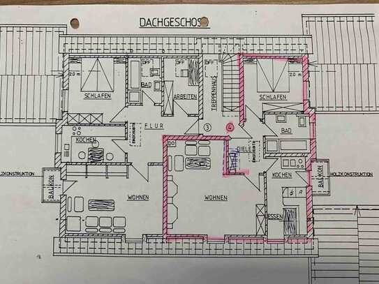 Schöne 2-Zimmer-Wohnung mit Einbauküche in Tapfheim