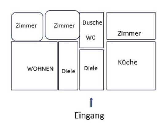 Ansprechende 4-Zimmer-Wohnung zu vermieten!