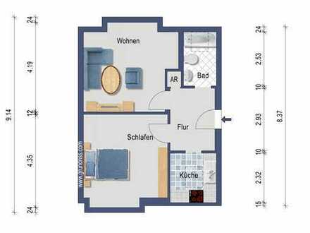 Modernisierte, helle 2,5-Zimmer-Wohnung