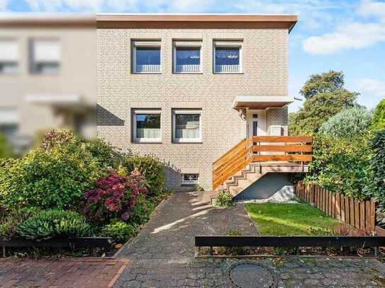 Bremen-Mittelshuchting I Reiheneckhaus mit Garage in ruhiger Wohnlage mit Blick in Grüne