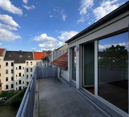 Bezugsfrei!!! Traumhafte DG Wohnung in Gohlis mit großen Balkon