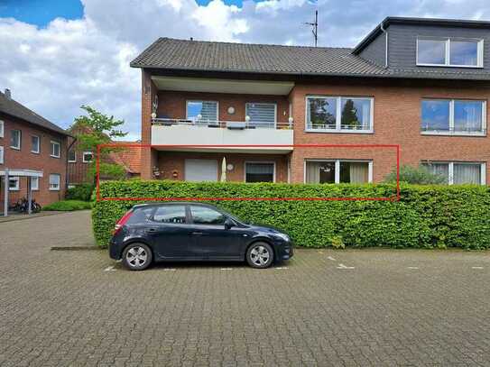 PRIVATVERKAUF: 4-Zimmer-EG-Wohnung mit Balkon, Garten und Garage in Münster-Handorf Dorbaum.
