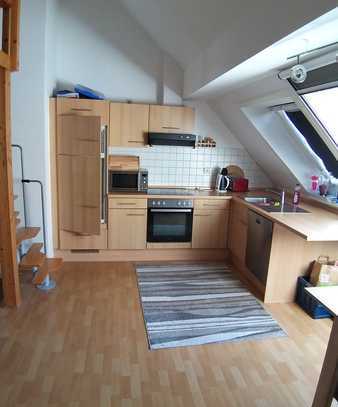 Gepflegte 2-Raum-Wohnung auf 2 Ebenen mit Einbauküche in Künzelsau-Belsenberg