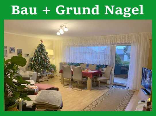 2,5 Zimmer-Erdgeschosswohnung mit Balkon und Garage in ruhiger Wohnsiedlung