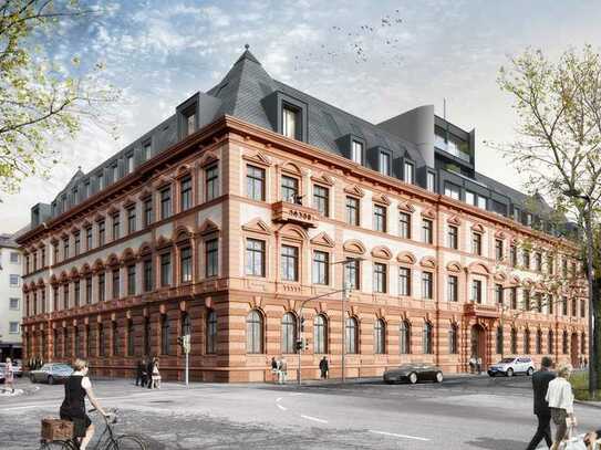 Großzügige 2-Zimmer-Luxuswohnung mit Balkonblick auf den edlen Garten im Herzen von Koblenz