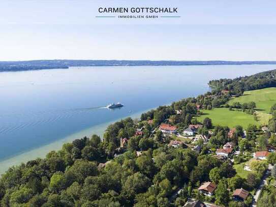 Ambach - Ein Steinwurf vom See entfernt - Herrliche Gartenwohnung am See