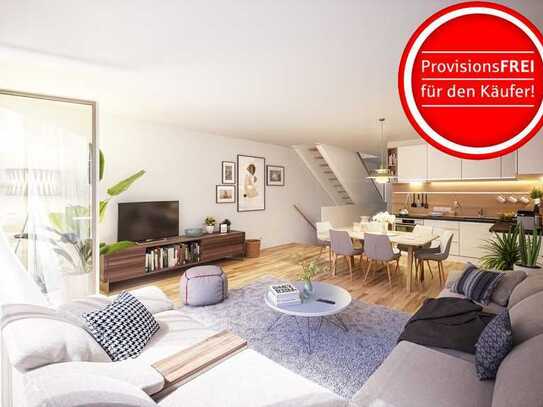 Erstbezug: Maisonette mit Privatgarten in famiienfreundlichem Quartier