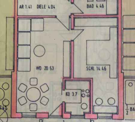 2-Zimmer-Wohnung mit Balkon und Einbauküche in Wolfratshausen