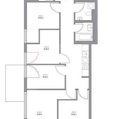 Zimmer Zimmer in der Nazarethkirchstraße 51 (Aufgang B)