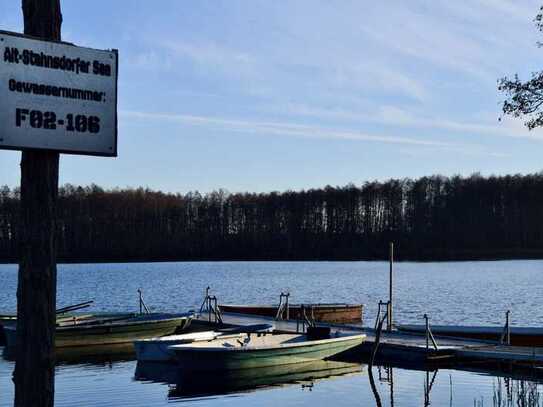 Dreifamilienhaus mit Seezugang in Storkow | Riesiges (5.377 qm) liebevoll bepflanztes Grundstück