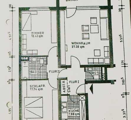 Unna – 3-Zimmer-Wohnung mit Garage und großem Potenzial in ruhiger Lage