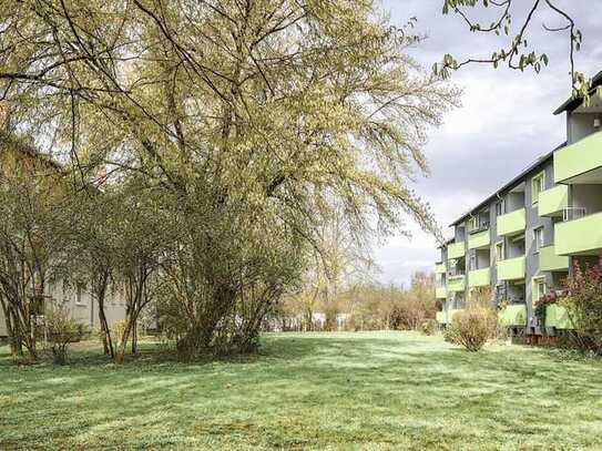 Dreizimmerwohnung mit Balkon im Grünen, vermietet