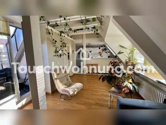 Tauschwohnung: Wunderschöne, helle, zentrale Maisonette Wohnung