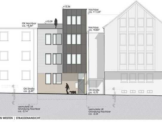 Projektiertes Baugrundstück für Appartementhaus Nähe Wöhrder See