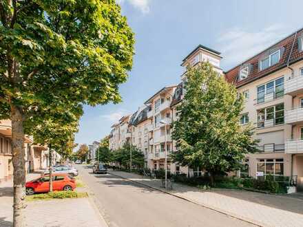 Seniorenresidenz am Connewitzer Hof: Barrierefreie 1-Zimmer-Wohnung mit Balkon & Malteser-Service