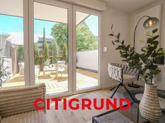 Schwabing West - Möbliertes City-Apartment mit ruhigem Sonnendeck - Erstbezug nach Sanierung!