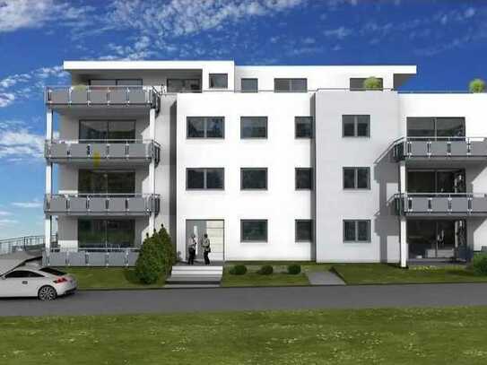 Neubau: Moderne 3,5 Zi. EG-Whg mit Terrasse, Balkon u Garten in Bad Wimpfen - Top Aussicht