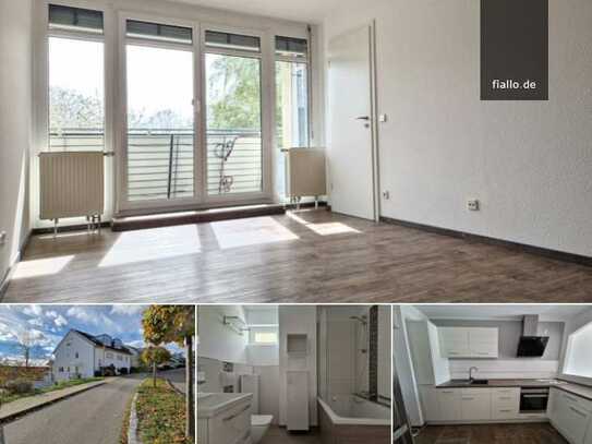 sanierte 3-Raum Wohnung mit EBK+TG-Stellplatz + Balkon + Tageslichtbad + Badmöbel + BKW + viel Natur