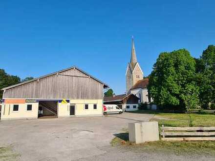 *Werkstatt/Lagerhalle/Produktion* mit großer Freifläche