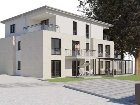 Hochwertige, barrierefreie Neubauwohnung, Aufzug, überdachte Dachterrasse,