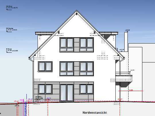 Hochwertige 4-Zimmer Wohnung (2022) im 1. Obergeschoss mit Einbauküche und Balkon in Niederkassel