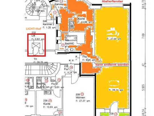 Lage Lage Lage Platz Lage zum selber renovieren, mit Balkon + Aufzug