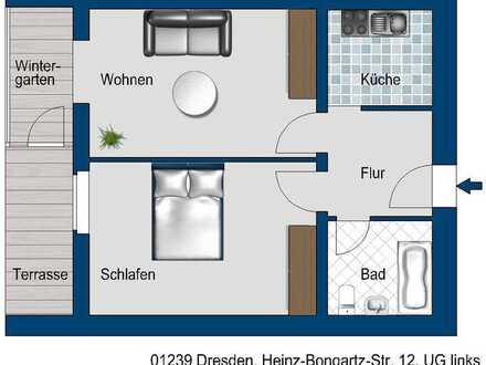 2-Raumwohnung mit Balkon in ruhiger Lage