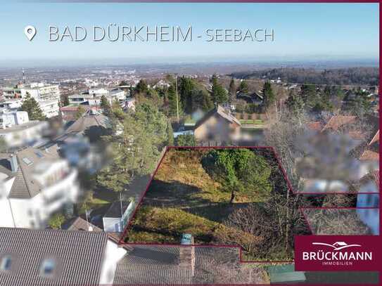 Exklusive Lage mit Aussicht: Seltenes Baugrundstück in BD-Seebach mit Blick zur Limburg!