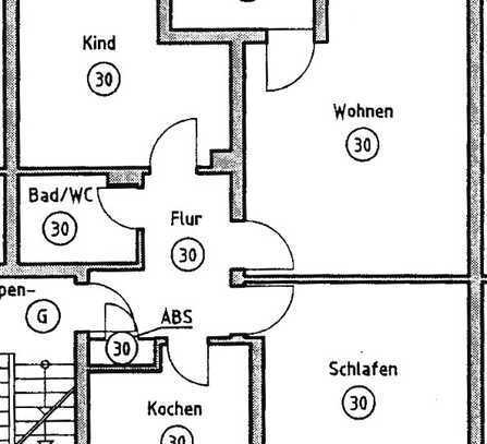 3,5-Zimmer mit Balkon in Essen Bergerhausen. sehr schöne Lage. Helle, sanierte Räume.