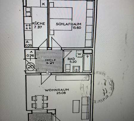 Schöne 2-Zimmer-Wohnung mit Einbauküche in ruhiger Lage in Hannover-Kleefeld