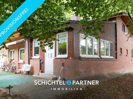 Bremen - Farge | Moderner Bungalow mit großem Grundstück und Doppelgarage in direkter Weserlage