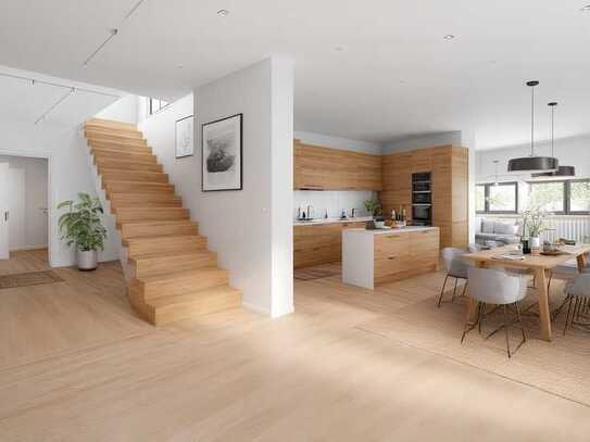 Eleganz trifft Moderne: Exklusive Luxus-Penthouse-Maisonette nahe Henninger Turm, Erstbezug!