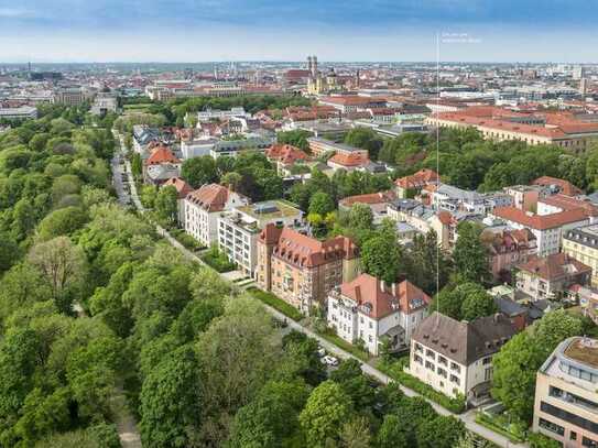 Toplage Königinstraße: Mehrfamilienhaus mit Potenzial am Englischen Garten