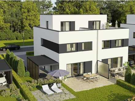 **Moderne Bauhausstil-DHH mit Dachterrasse und Vollkeller in exklusiver-Lage Düsseldorf-Gallberg**