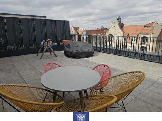 Besonderer Dachterrassentraum mit moderner EBK, Fußbodenheizung und vieles mehr!