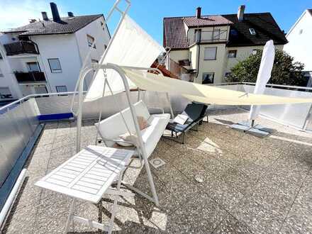 Drei-Zimmer-Maisonettewohnung mit großzügiger Dachterrasse
