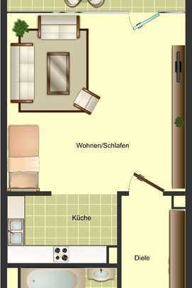 Klein, fein, mein! 1-Zimmer Appartment in Monheim. (Mindestmietdauer!)