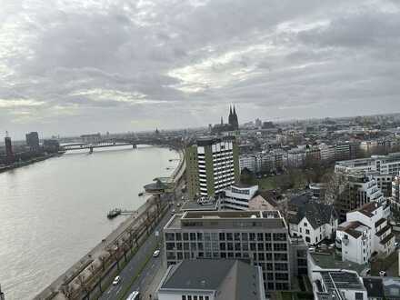 Exklusives Wohnen direkt am Rhein!! Mit Schwimmbad, Sauna und allen Extras im Herzen von Köln!!