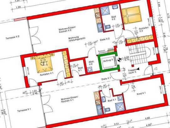 Provisionsfrei! Erstbezug! Exklusive Wohnung! Barrierefrei mit Balkon in zentraler Lage - Worms