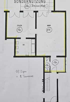 Stilvolle, sanierte 2-Raum-EG-Wohnung mit gehobener Innenausstattung mit Balkon und EBK in Puchheim